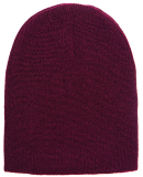 Y1500 Yupoong Heavyweight Knit Cap in Maroon
