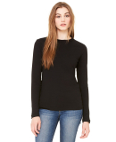 BELLA 6500 Womens Long Sleeve T-shirt in Black