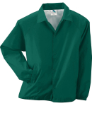 3100 Augusta Sportswear Nylon Coach's Jacket - Lin in Dark green