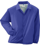 3100 Augusta Sportswear Nylon Coach's Jacket - Lin in Purple