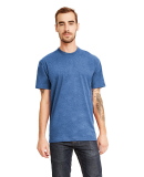 Next Level 6410 Men's Premium Sueded Crew  in Heather cool blue