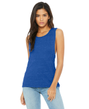 BELLA+CANVAS B8803  Womens Flowy Muscle Tank in True royal marble