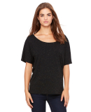 BELLA 8816 Womens Loose T-Shirt in Black speckled