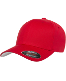 Flexfit V-Flex 5001 Twill / Structured Mid-Profile in Red