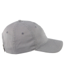 Big Accessories BX880 6-Panel Unstructured Hat in Dark grey