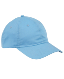 Big Accessories BX880 6-Panel Unstructured Hat in Light college blue