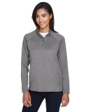 DG440W Devon & Jones Ladies' Stretch Tech-Shell?Co in Dark grey heather