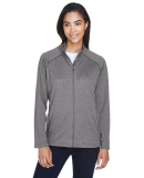 DG420W Devon & Jones Ladies' Stretch Tech-Shell Co in Dark grey heather