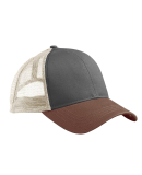 EC7070 econscious Eco Trucker Organic/Recycled in Charcoal/ legacy brown/ oyster