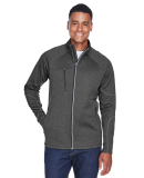88174 North End Gravity Men's Performance Fleece J in Carbon heather