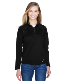 78187 North End Radar Ladies' Half-Zip Performance in Black