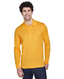 88192 Core 365 Pinnacle  Men's Performance Long Sl in Campus gold