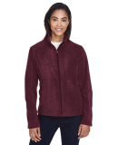 78190 Core 365 Journey  Ladies' Fleece Jacket in Burgundy