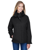 78205 Core 365 Ladies' Region 3-in-1 Jacket with F in Black