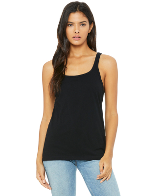 BELLA 6488 Womens Loose Tank Top in Black
