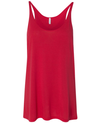 BELLA 8838 Womens Flowy Tank Top in Red