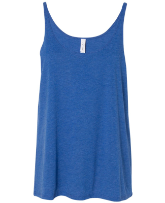 BELLA 8838 Womens Flowy Tank Top in True royal triblend