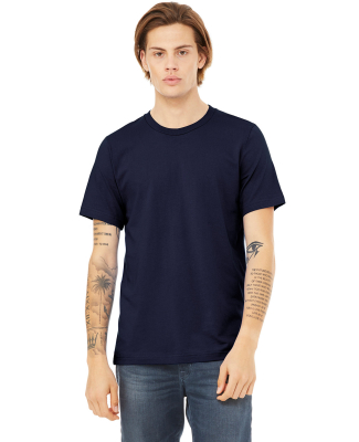 BELLA+CANVAS 3091 Unisex Heavyweight Cotton T-Shir in Navy