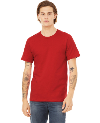 BELLA+CANVAS 3091 Unisex Heavyweight Cotton T-Shir in Red