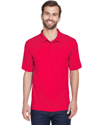 8210 UltraClub® Men's Cool & Dry Mesh Piqué Polo in Red