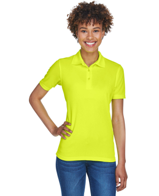 8210L UltraClub Ladies' Cool & Dry Mesh Piqué Pol in Bright yellow