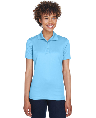 8210L UltraClub Ladies' Cool & Dry Mesh Piqué Pol in Columbia blue