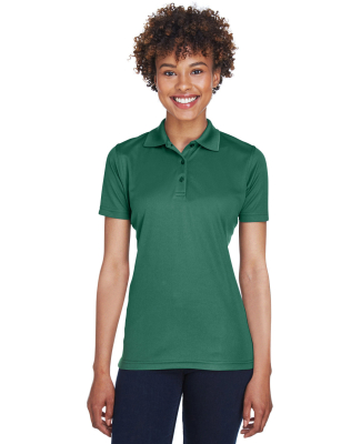 8210L UltraClub Ladies' Cool & Dry Mesh Piqué Pol in Forest green