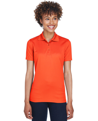 8210L UltraClub Ladies' Cool & Dry Mesh Piqué Pol in Orange