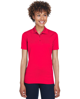 8210L UltraClub Ladies' Cool & Dry Mesh Piqué Pol in Red