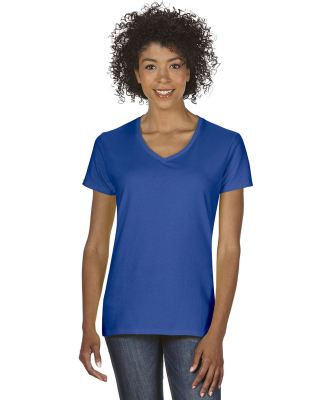 5V00L Gildan Heavy Cotton™ Ladies' V-Neck T-Shir in Royal