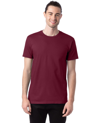 4980 Hanes 4.5 ounce Ring-Spun T-shirt in Maroon