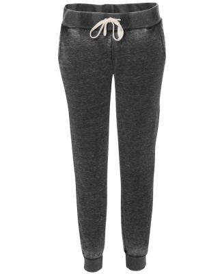 8944 J. America - Women's Zen Fleece Jogger in Twisted black