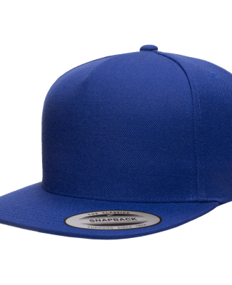 Yupoong 5089M Five Panel Wool Blend Snapback in Royal