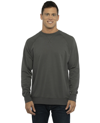 Next Level N9000 Unisex Terry Raglan Pullover in Heavy metal