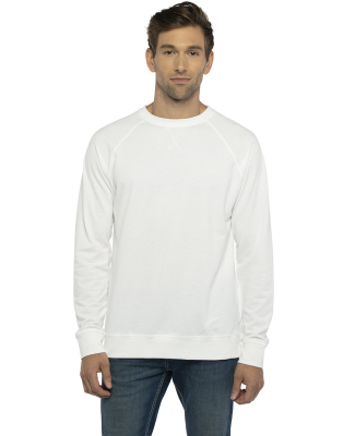 Next Level N9000 Unisex Terry Raglan Pullover in White