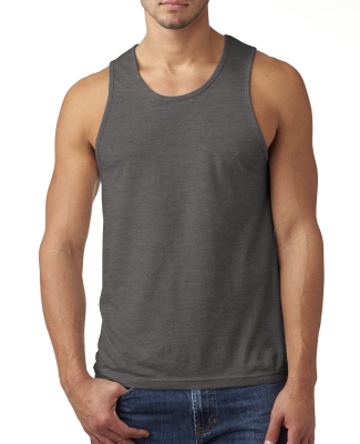 Next Level 6233 Men's Premium Fitted CVC Tank in Dark heather grey