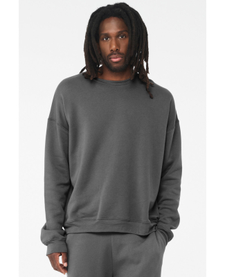 BELLA+CANVAS 3945 Unisex Drop Shoulder Sweatshirt in Asphalt