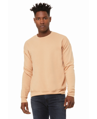 BELLA+CANVAS 3945 Unisex Drop Shoulder Sweatshirt in Heather sand dune