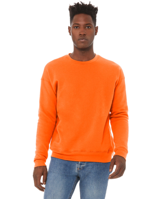 BELLA+CANVAS 3945 Unisex Drop Shoulder Sweatshirt in Orange
