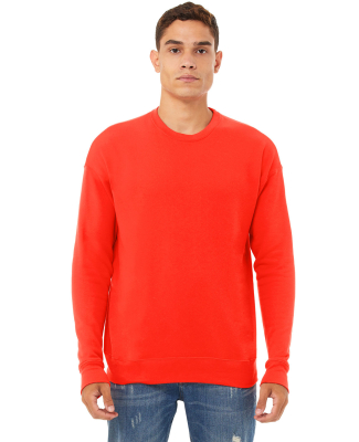 BELLA+CANVAS 3945 Unisex Drop Shoulder Sweatshirt in Poppy