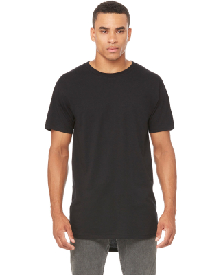 BELLA+CANVAS 3006 Long T-shirt in Black