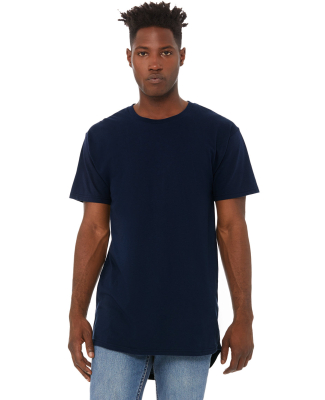 BELLA+CANVAS 3006 Long T-shirt in Navy