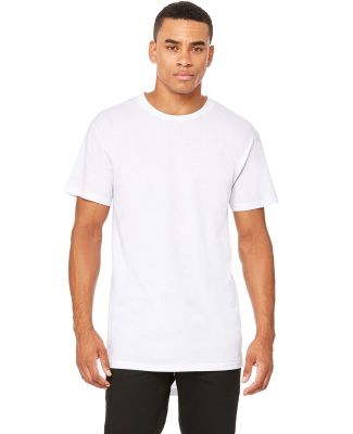 BELLA+CANVAS 3006 Long T-shirt in White