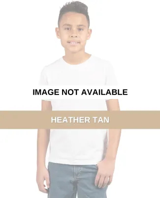 Next Level 3312 Boys CVC Crew Tee Heather Tan
