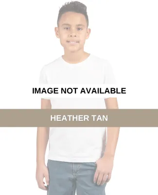 Next Level 3312 Boys CVC Crew Tee Heather Tan