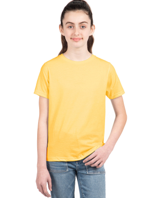 Next Level 3312 Boys CVC Crew Tee in Banana cream