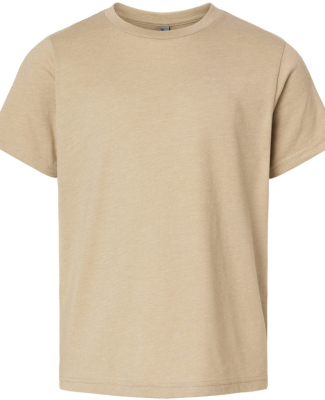 Next Level 3312 Boys CVC Crew Tee in Heather Tan