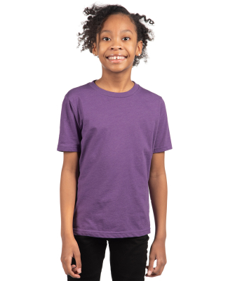 Next Level 3312 Boys CVC Crew Tee in Purple rush