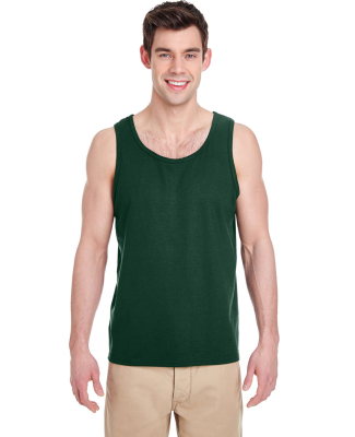 Gildan 5200 Heavy Cotton Tank Top in Forest green