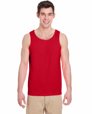 Gildan 5200 Heavy Cotton Tank Top in Red